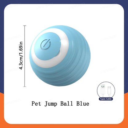 New Smart Pet Toy Ball Electric Interactive Game Automatic  Jumping Rolling Ball Rechargeable Moving Puppy Cat Entertainment Toy