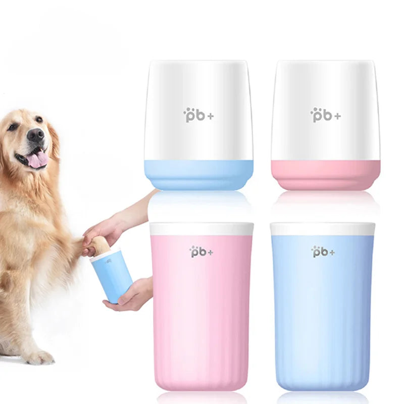 Dog Paw Cleaner Cup Paw Brush Soft Silicone Pet Dog Paw Washer Quickly Wash Dirty Paw Pet Brush for Small Medium Large Dogs